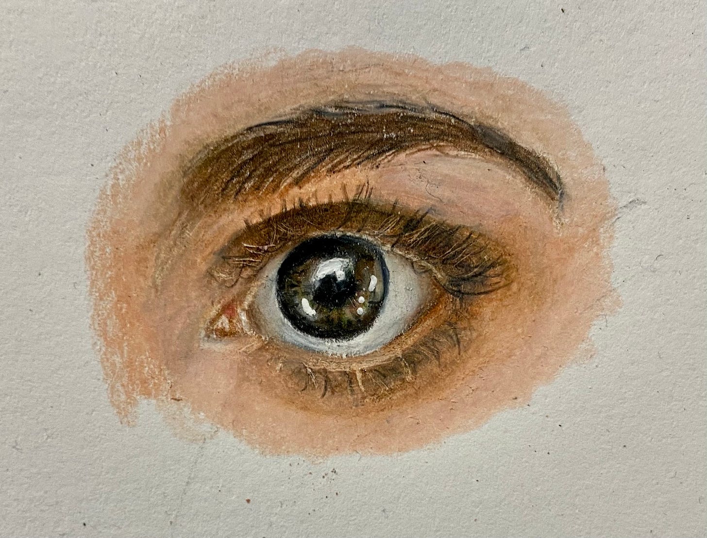 My first eye - I followed the video step-by-step